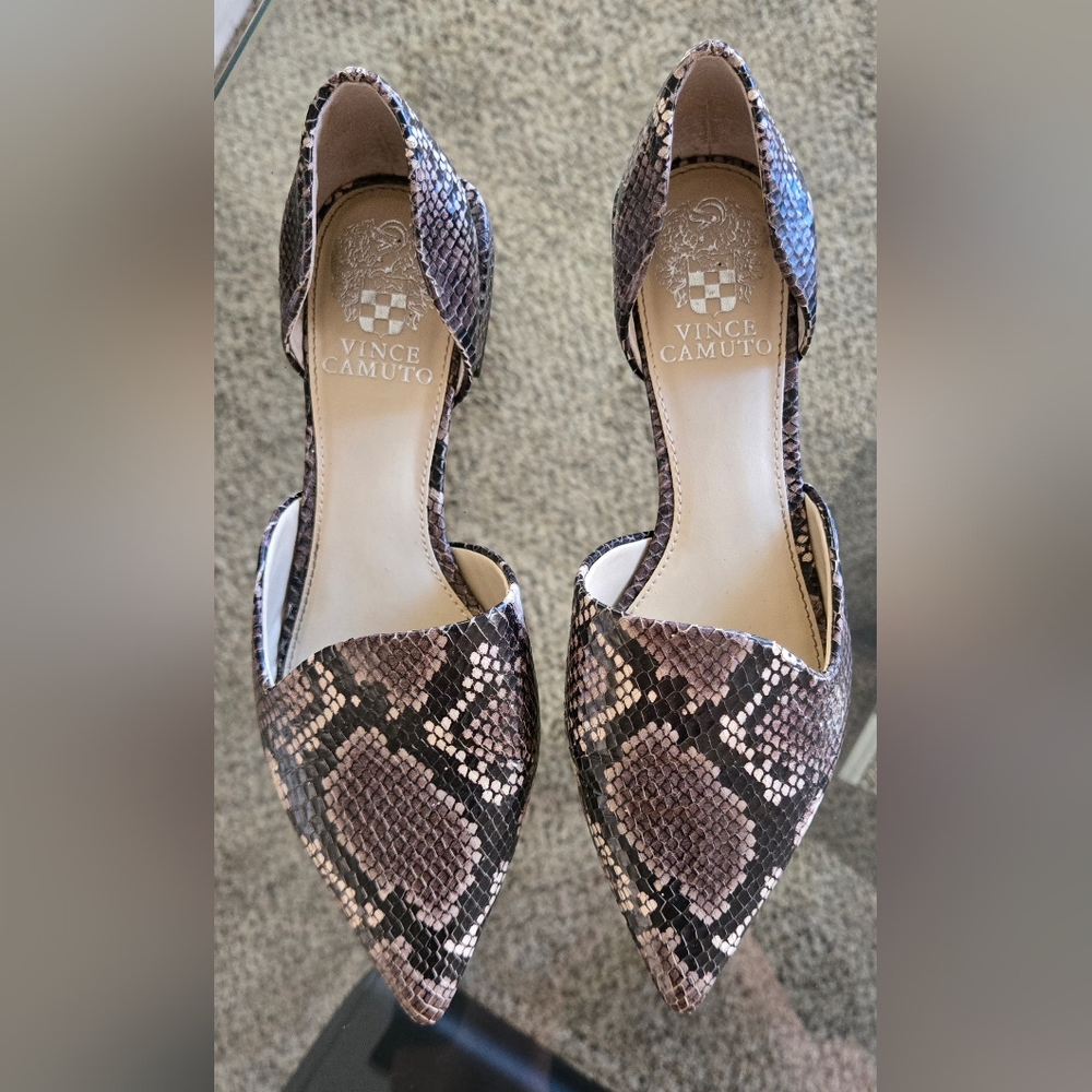 Vince Camuto Snakeskin Flats